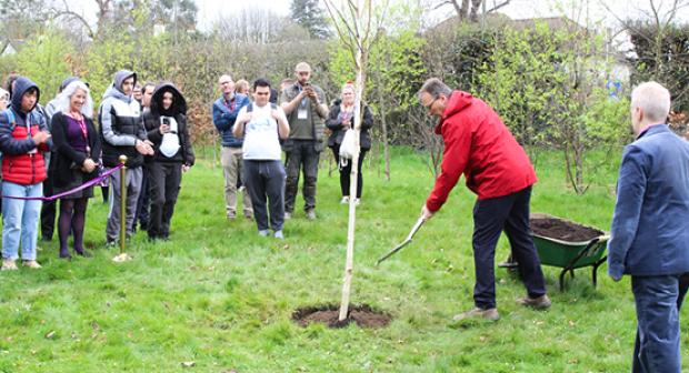 Nescot marks 70th anniversary with a commemorative tree planting